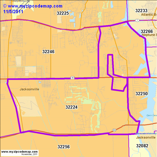 map of 32224