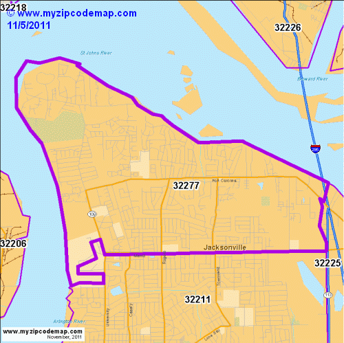 map of 32277