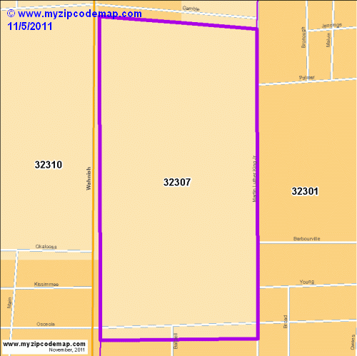 map of 32307