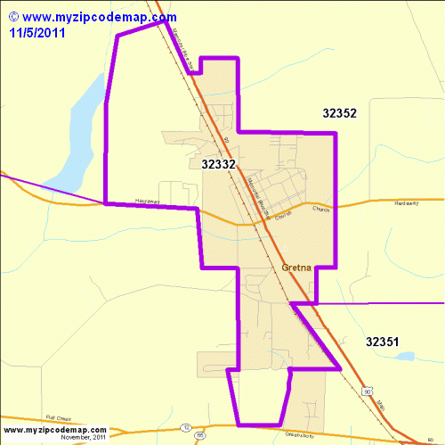 map of 32332