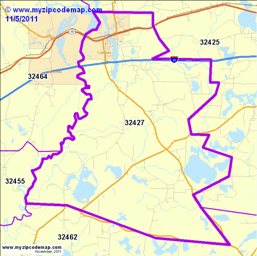 map of 32427