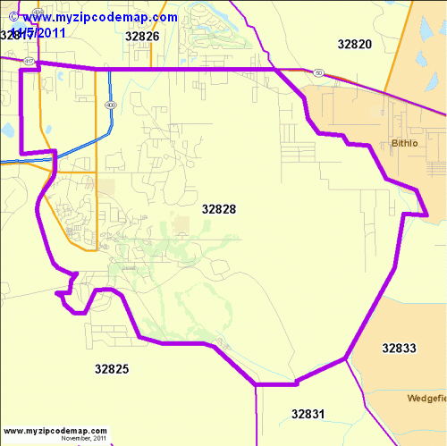 map of 32828
