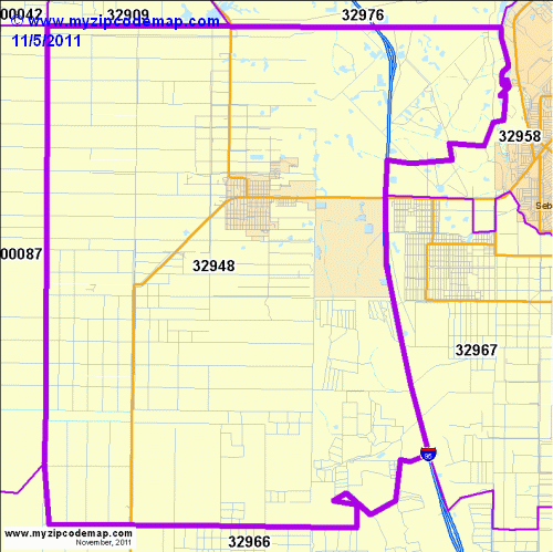 map of 32948