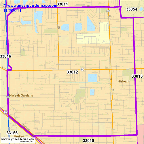 map of 33012