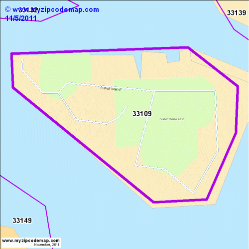 map of 33109