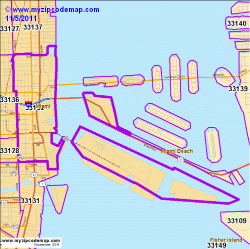 map of 33132