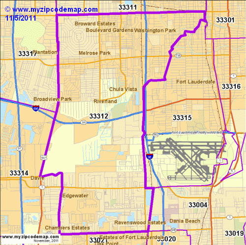 map of 33312