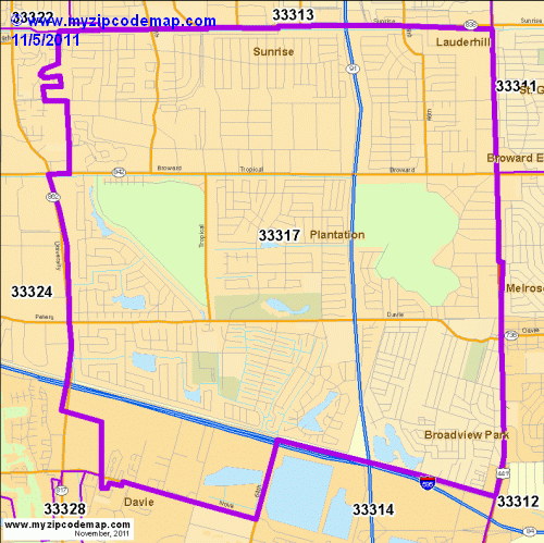 map of 33317