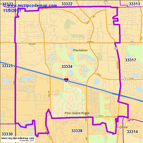map of 33324