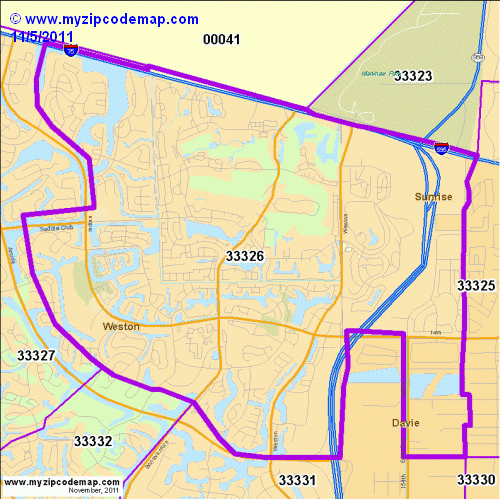 map of 33326