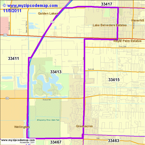 map of 33413