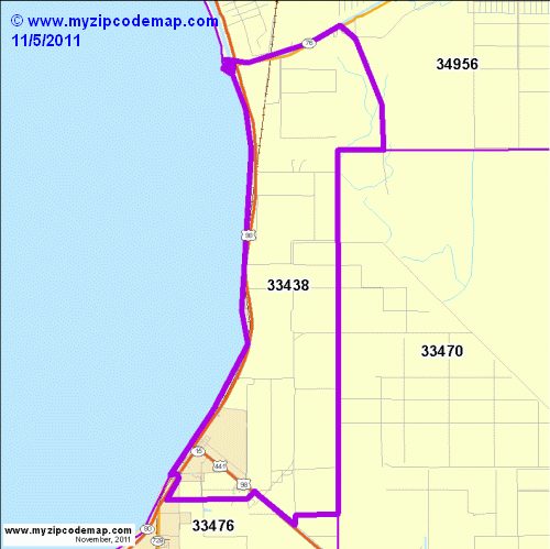 map of 33438