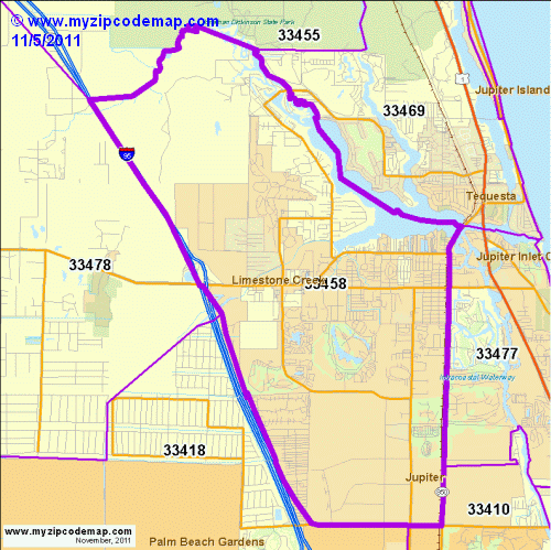 map of 33458