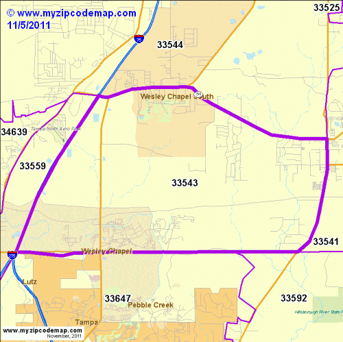 map of 33543