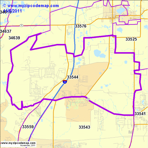 map of 33544