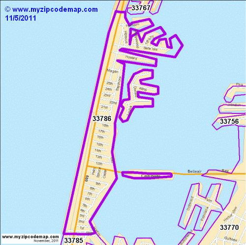 map of 33786