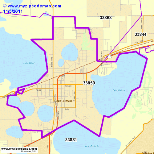 map of 33850