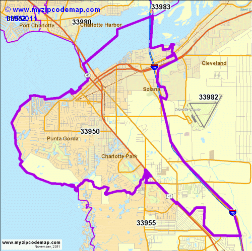 map of 33950