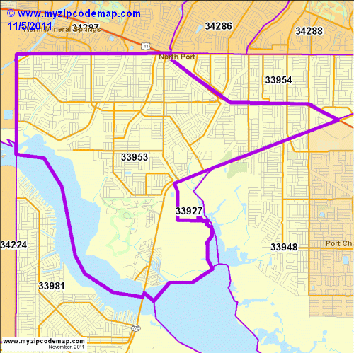 map of 33953