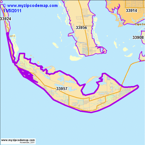 map of 33957