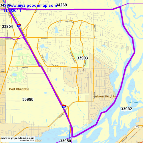 map of 33983