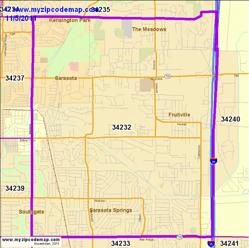 map of 34232