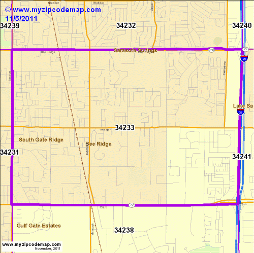 map of 34233