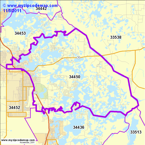 map of 34450