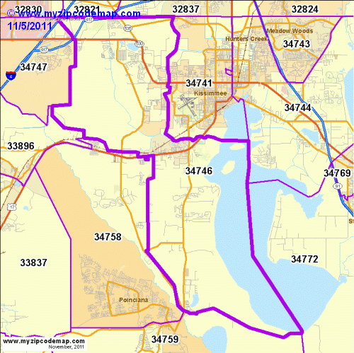 map of 34746