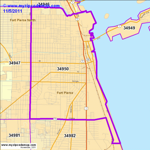 map of 34950