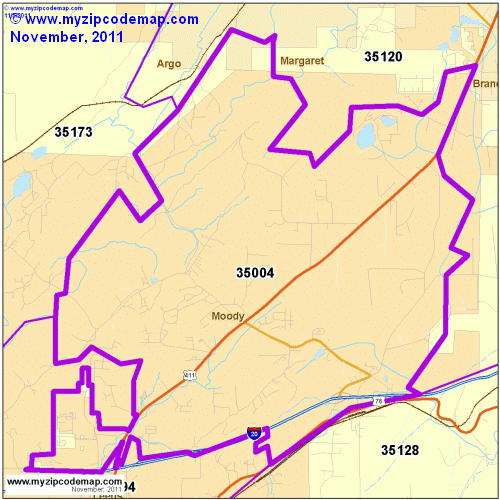 map of 35004