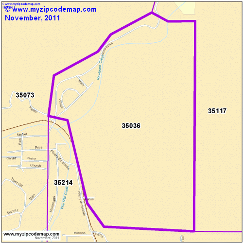 map of 35036