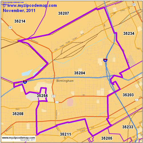 map of 35204