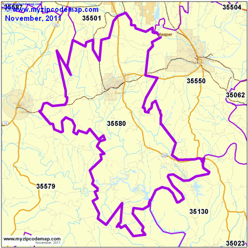 map of 35580