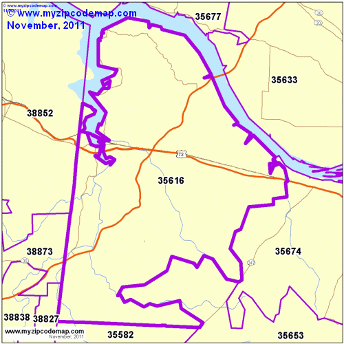 map of 35616