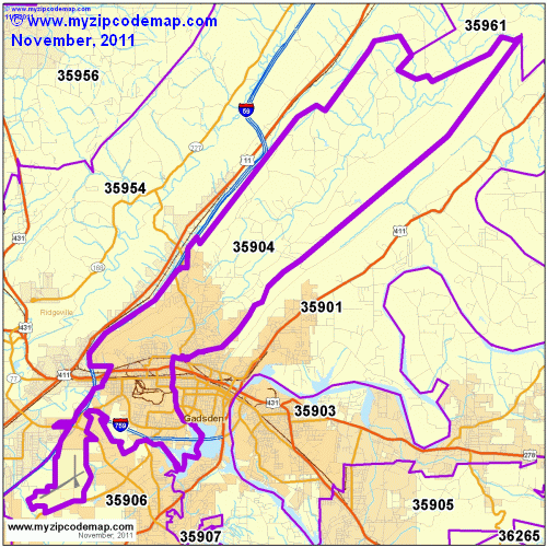 map of 35904