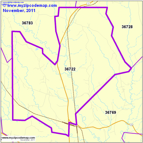 map of 36722
