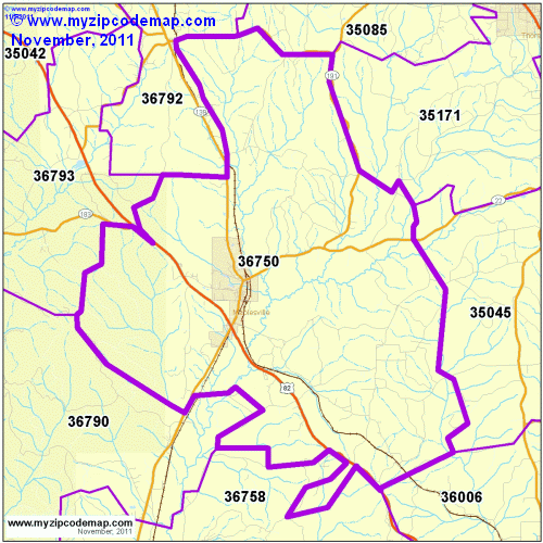 map of 36750