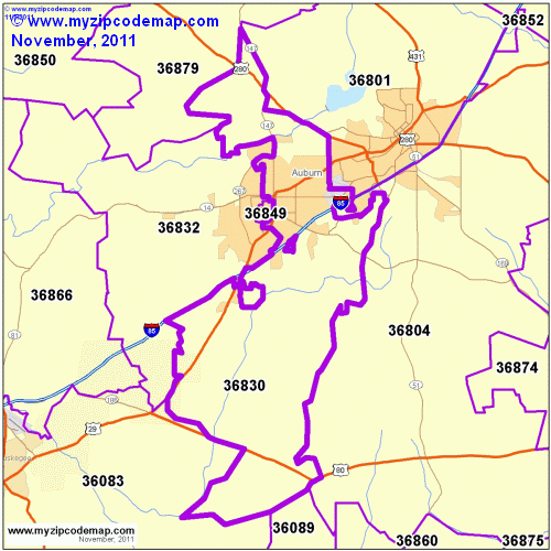 map of 36830