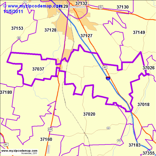 map of 37037