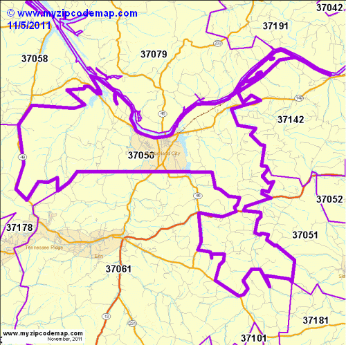map of 37050