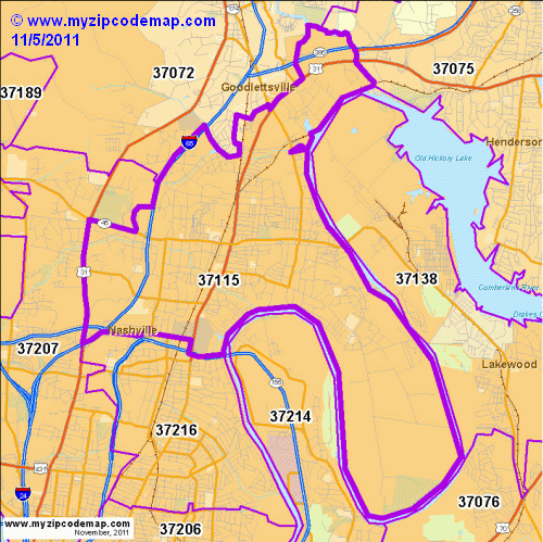 map of 37115