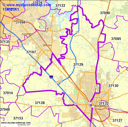 map of 37129