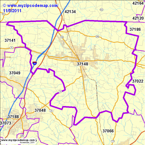 map of 37148