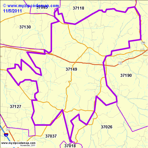 map of 37149