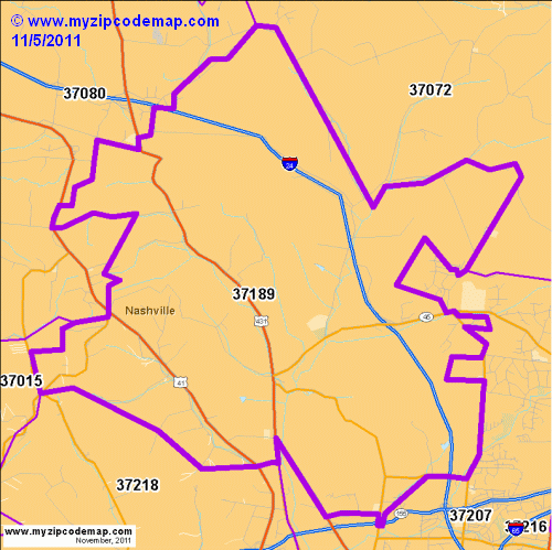 map of 37189