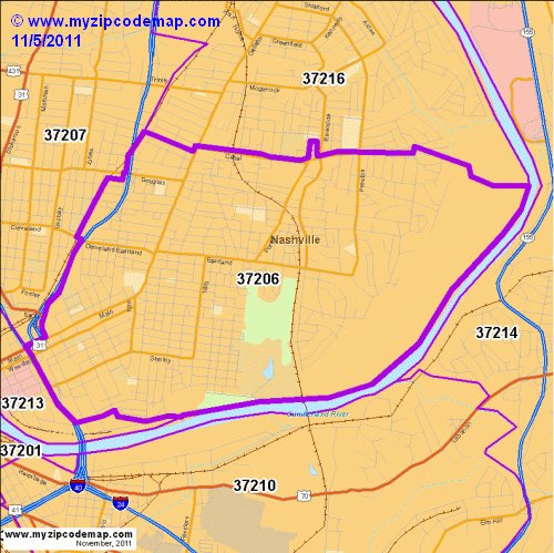 map of 37206