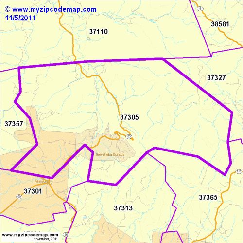 map of 37305