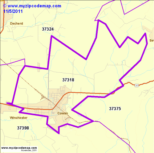map of 37318
