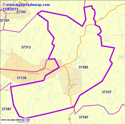 map of 37365